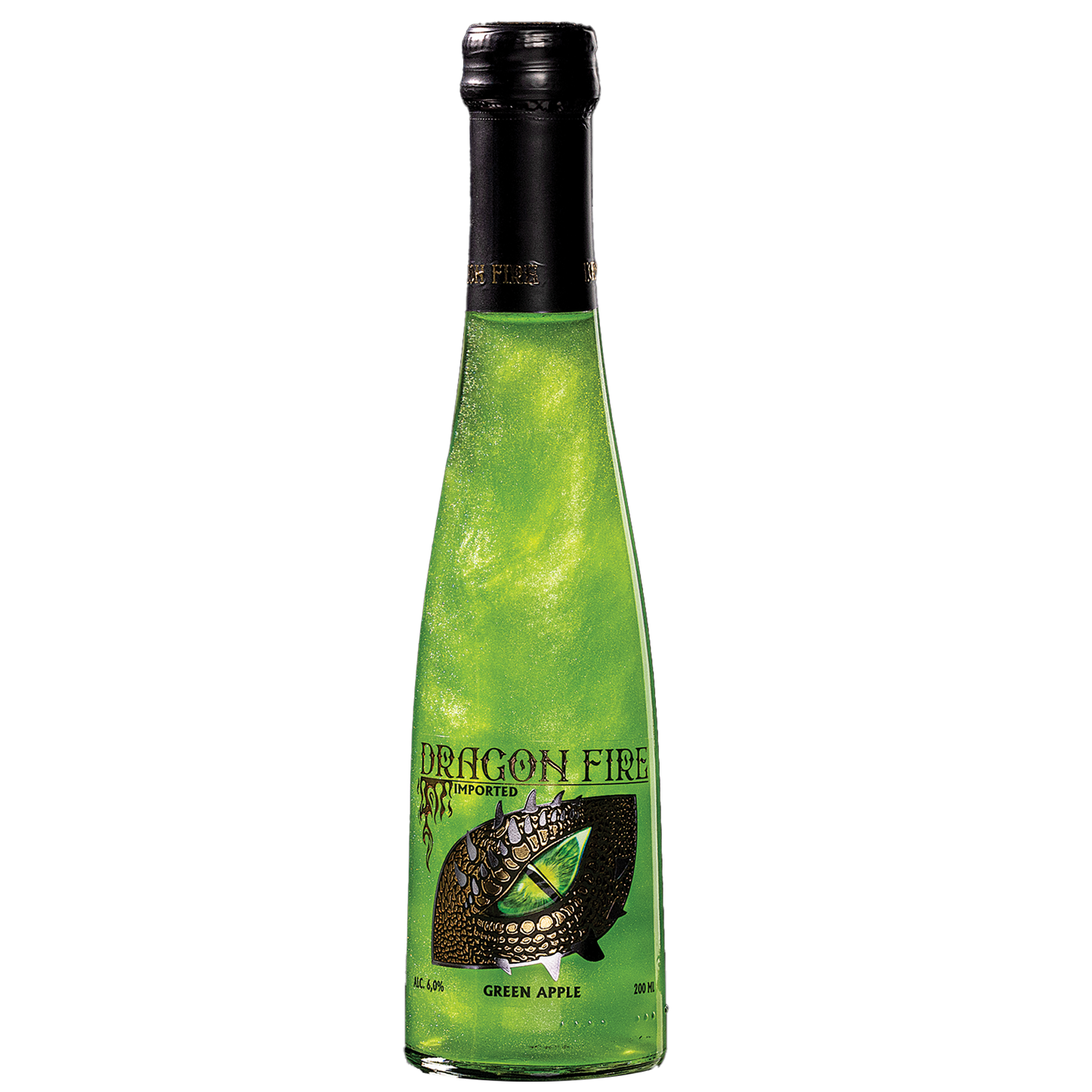 Dragon Fire Green Apple Wine 200ml