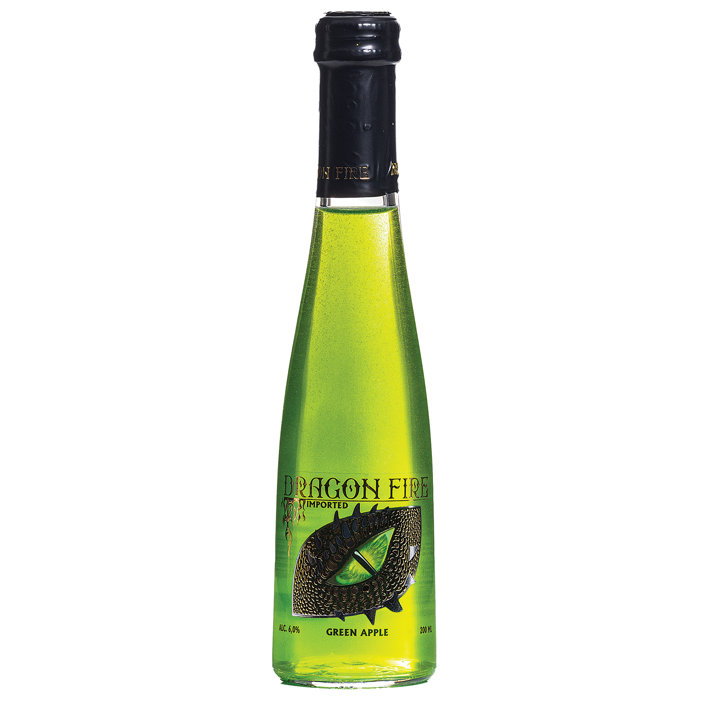 Dragon Fire Green Apple Wine 200ml